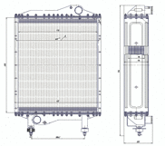 Радиатор МТЗ-2822